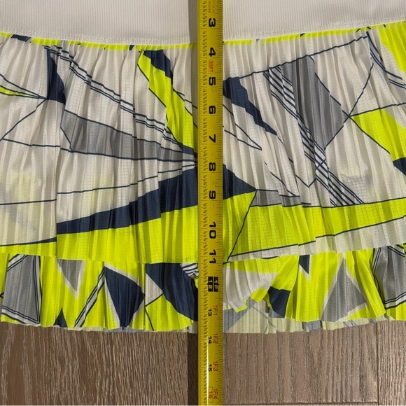 Lucky In Love Tiered Mid Rise Multicolor Tennis Skirt Size XL - Picture 8 of 8